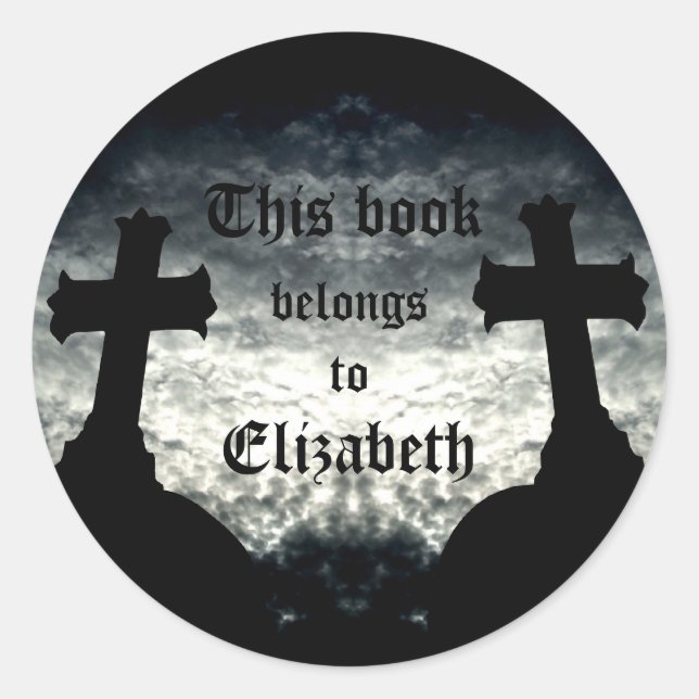 Adesivo Cruzamentos gêmeos Este livro pertence a (Frente)