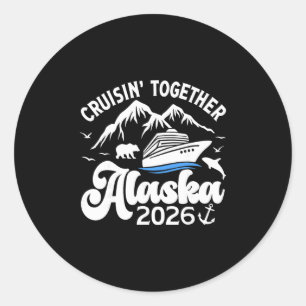 Adesivo Cruzando o Alasca Juntos Viagem de Cruzeiro 2026 F