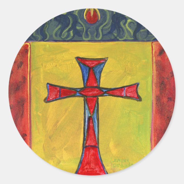 Adesivo Cruzar Cobra Estilo Medieval Design (Frente)