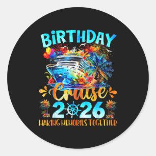 Adesivo Cruzeiro de Aniversário 2026 Criando Memórias Junt
