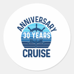 Adesivo Cruzeiro de Aniversário de 30 Anos de Casamento Ca