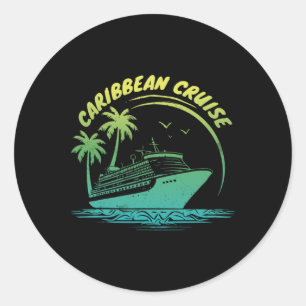 Adesivo Cruzeiro de Caribe de Férias Familiares em Cruise