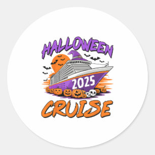 Adesivo Cruzeiro de Halloween 2025 Viagem de Halloween Cru