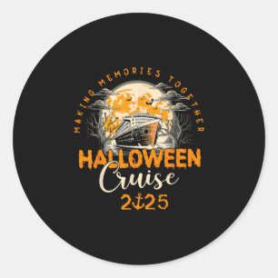 Adesivo Cruzeiro de Halloween em Família Criando Memórias