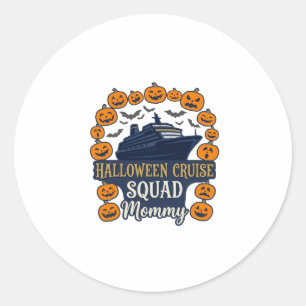 Adesivo Cruzeiro de Halloween Equipe Mamãe Navio Abóboras