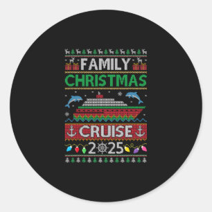 Adesivo Cruzeiro de Natal em Família 2025 Equipe do Cruzei