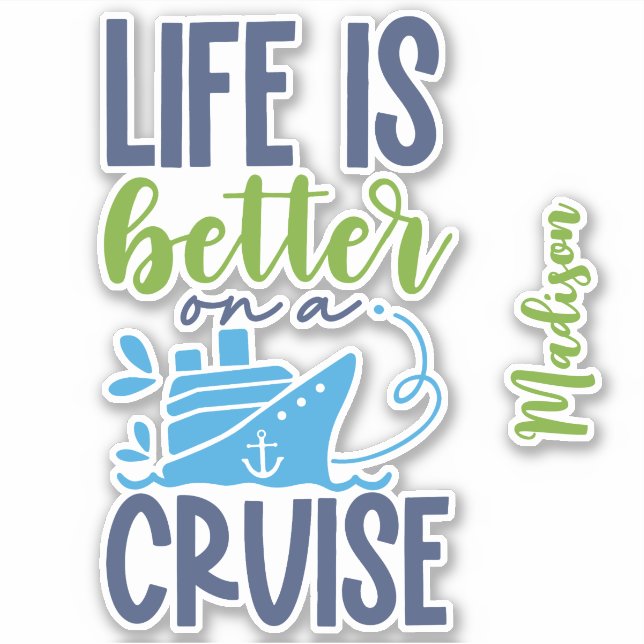 Adesivo Cruzeiro de Nome Personalizado (Frente)