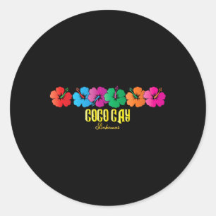 Adesivo Cruzeiro de Vacinas Familiares das Bahamas de Coco