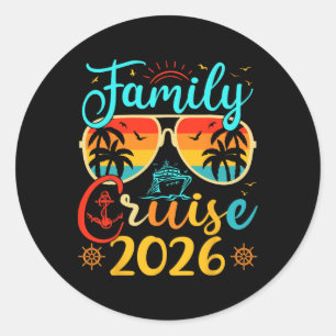 Adesivo Cruzeiro em Família Férias de Verão 2026 Roupas Co