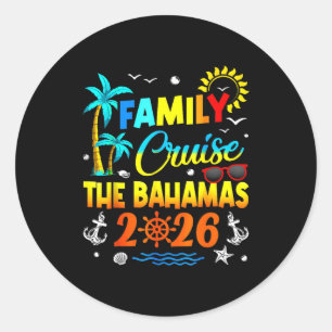 Adesivo Cruzeiro em Família nas Bahamas 2026 Verão Roupas