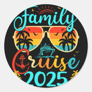 Adesivo Cruzeiro em Família Verão 2025 Férias Combinando F