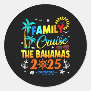 Adesivo Cruzeiro Familiar - Vac de Verão de 2025 - Bahamas
