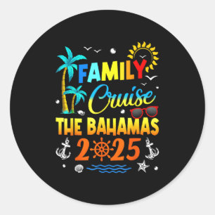 Adesivo Cruzeiro nas Bahamas 2025 Férias em Grupo de Famíl