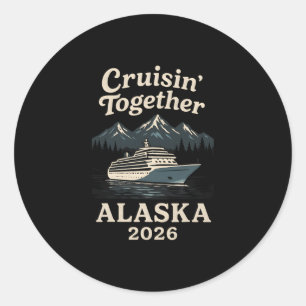 Adesivo Cruzeiro pela Alasca Cruisin' Together 2026 Férias