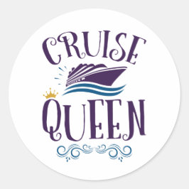 Adesivo Cruzeiro Queen Cute Cruise Women