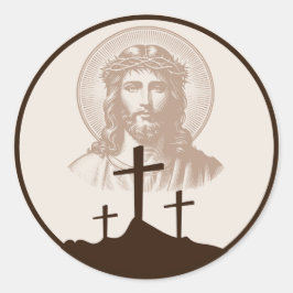Adesivo Cruzes do Calvário de Jesus Fé Cristã Religiosa