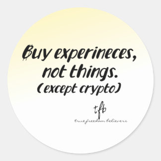 Adesivo Cryptocurrency vs. Things Gold Tint