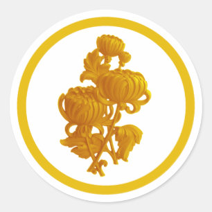 Adesivo Crysanthemum Amarelo