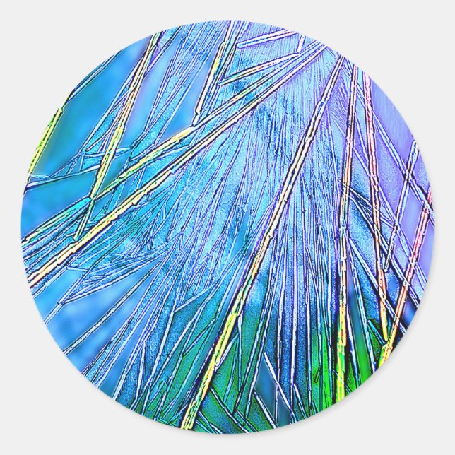Adesivo Crystal Art: Blue Crystal (Frente)