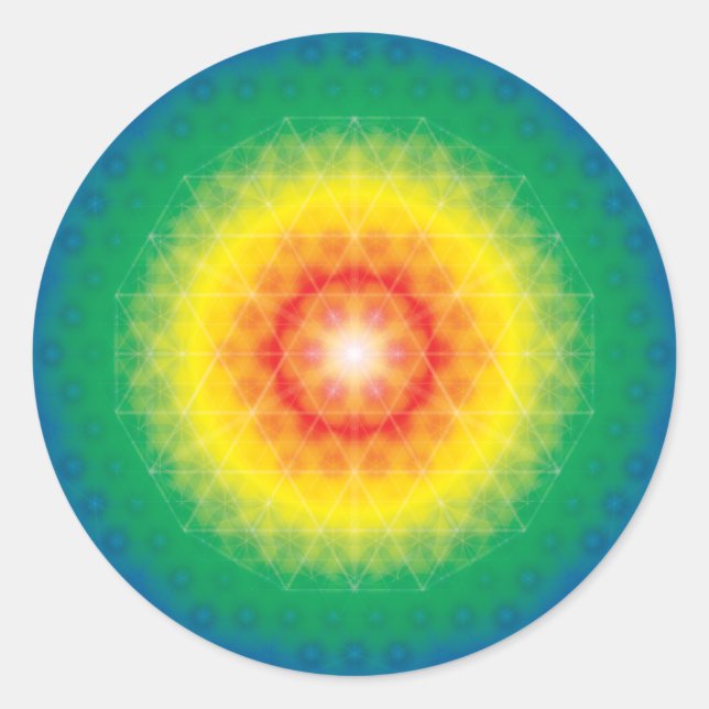 Adesivo Crystal Mandala (Frente)