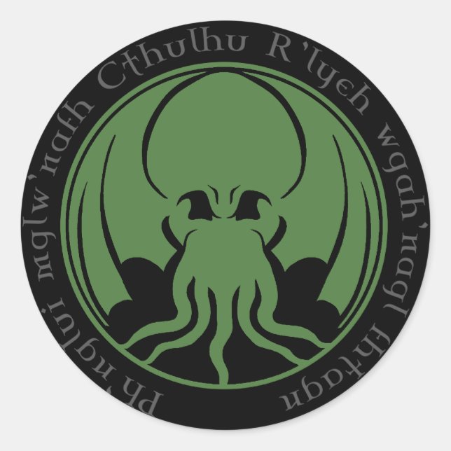 Adesivo Cthulhu (Frente)