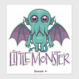 Adesivo Cthulhu Bebê Fofo Pequeno Monstro