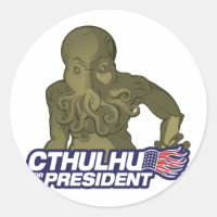 Cthulhu para o Presidente Sticker