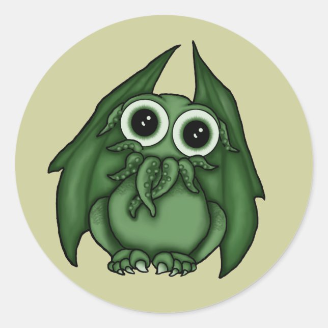 Adesivo Cthulhu Stickers (Frente)