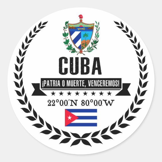 Adesivo Cuba (Frente)