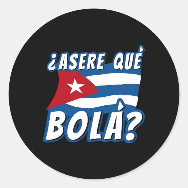 Adesivo Cuba: Bandeira cubana cubana (Frente)