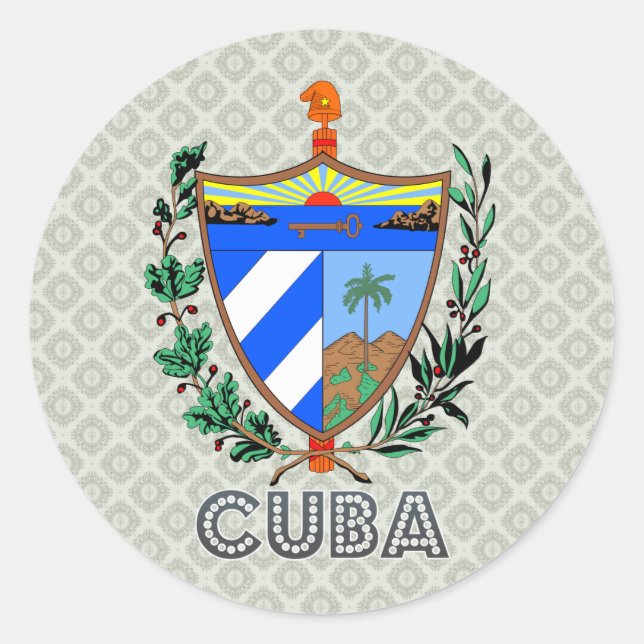 Adesivo Cuba Casaco de Armas (Frente)