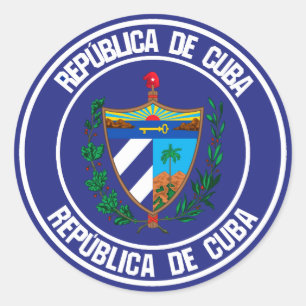 Adesivo Cuba Round Emblem