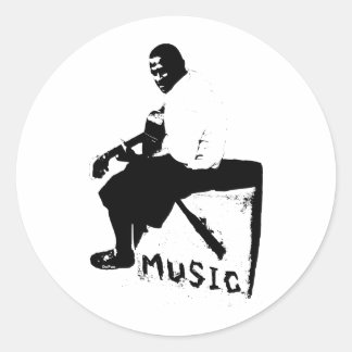 Adesivo Cubo da música