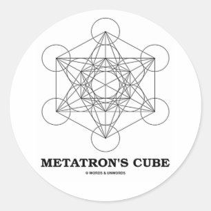 Adesivo Cubo de Metatron (Geometria Sagrada)