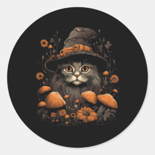 Adesivo Cubo-guagecore Aestético Gato-Cogumelo Mulheres Cr