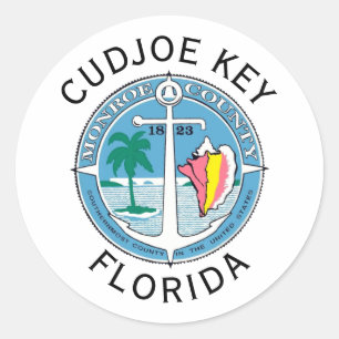 Adesivo Cudjoe Key - Florida Keys