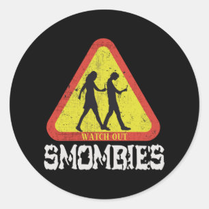Adesivo Cuidado Smombies