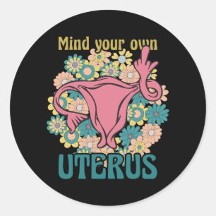 Adesivo Cuide da sua escolha feminista utópica profissiona