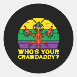 Adesivo Cujo Crawaddy Grawfish Engraçado Mardi Gras Men