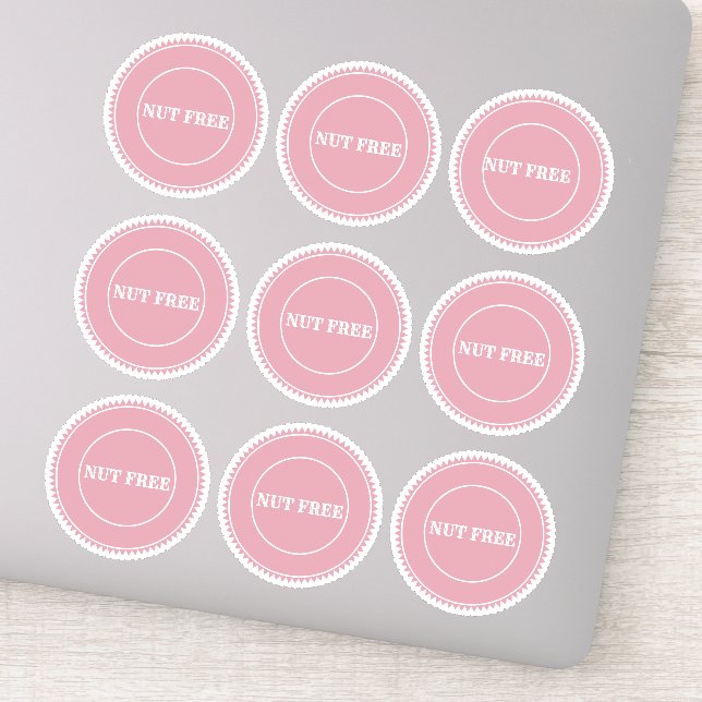 Adesivo Culinária Segura de Alergia Sem Nute (Detalhe)