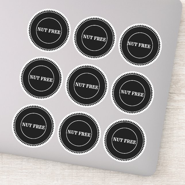 Adesivo Culinária Segura de Alergia Sem Nute (Detalhe)