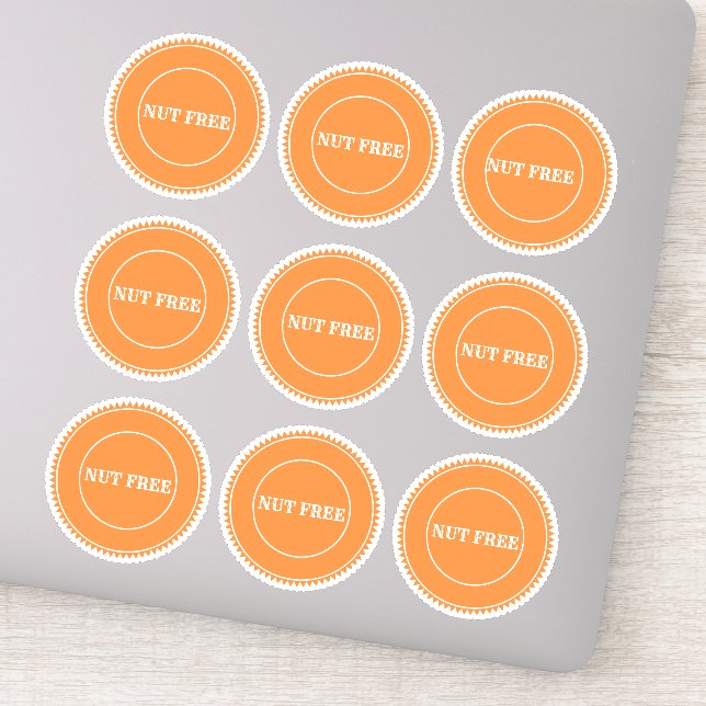 Adesivo Culinária Segura de Alergia Sem Nute (Detalhe)