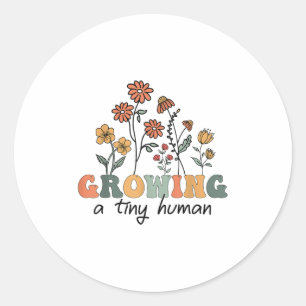 Adesivo Cultivar Uma Pequena Flor Humana Tee Funny Preg