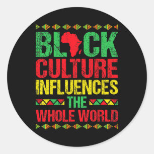 Adesivo Cultura Negra Influencia Todo O Mundo Negra Seu