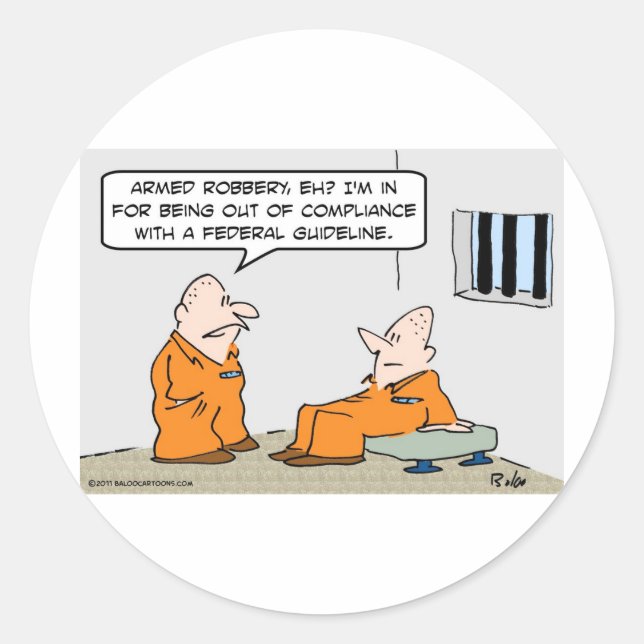 Adesivo cumprimento de diretrizes federais (Frente)