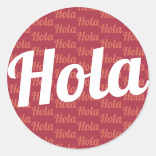 Adesivo Cumprimento de Hola