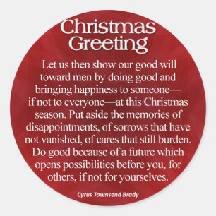 Adesivo Cumprimento do Natal