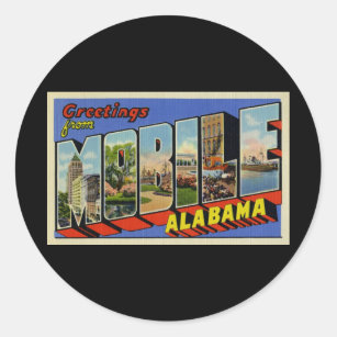 Adesivo Cumprimentos de Alabama móvel