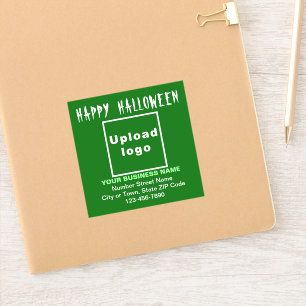 Adesivo Cumprimentos de Halloween de Negócios em Vinil Qua