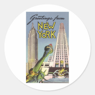 Adesivo Cumprimentos de New York
